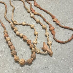 Set of 3 Mexican Beaded Necklaces